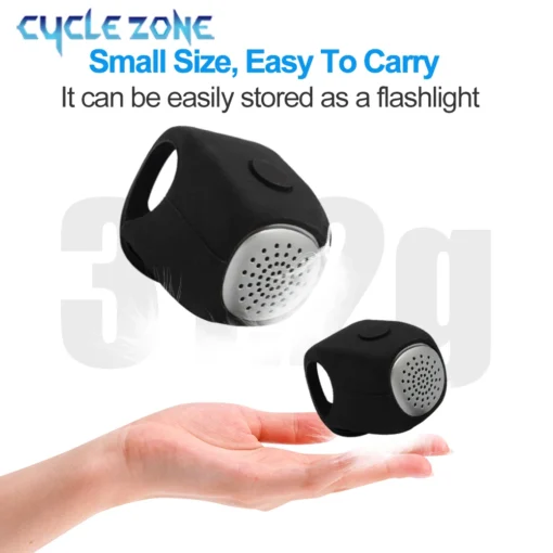 Electric Bicycle Bell Bike Horn 3 Sound Mode Motorcycle Warning Horn MTB Road Cycling Handlebar Bells Loud Bell for Safe Riding