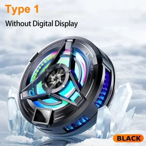 SL17 Magnetic Phones Cooler Back-Clip 2 in 1 Game Cooler Semiconductor Fast Phone Cooling Fan for IOS Android Phone - Image 2