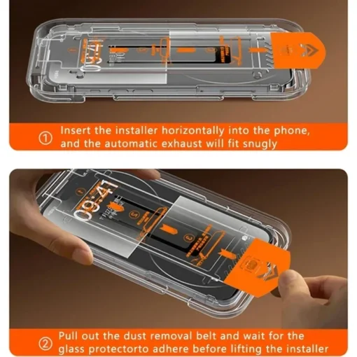 3Pcs Oleophobic Coating Dust Free Easy Installation Screen Protector for IPhone 13 11 12 14 15 Pro Max Mini XR 16 15 Plus Glass - Image 6