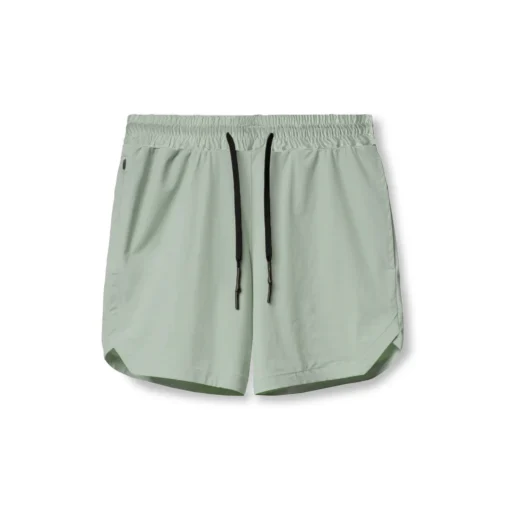 2024 New Men's Shorts Single-Layer Woven Quick Dry Solid Color Running Fitness Sports Casual American Fifth Pants Comfortable - Image 6
