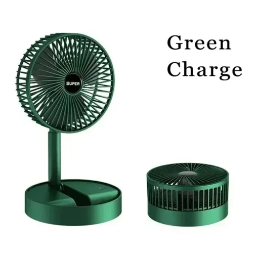 Desktop fan charging model, long endurance USB foldable mini retractable fan, dormitory portable desktop electric fan - Image 3