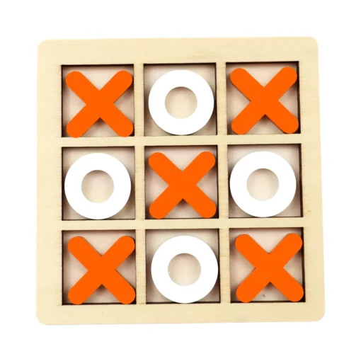 Montessori Play Game Wooden Toy Mini Chess Interaction Puzzle Training Brain Learing Early Educational Toys For Children Kids - Image 6