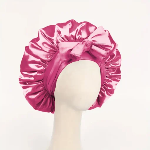 Satin Bonnet Silk Bonnet Adjustable Bonne For Sleeping Hair Bonnet With Tie Band Bonnets For Women Men - Image 15