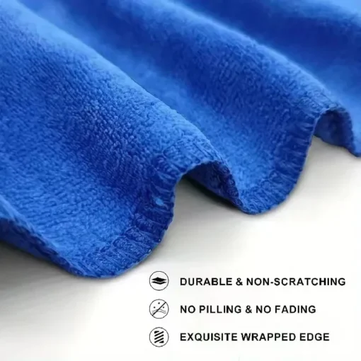 Microfiber Cleaning Cloths Lint Free Microfiber Cleaning Towel Cloths Reusable Cleaning Towels w/ Super Absorbent for Car Window - Image 3
