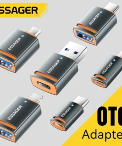 Essager USB3.0 OTG Adapter Type-C USB-A Micro Female to USB Micro iP Type-C Male Converter For Macbook Xiaomi iPhone OTG Adapter