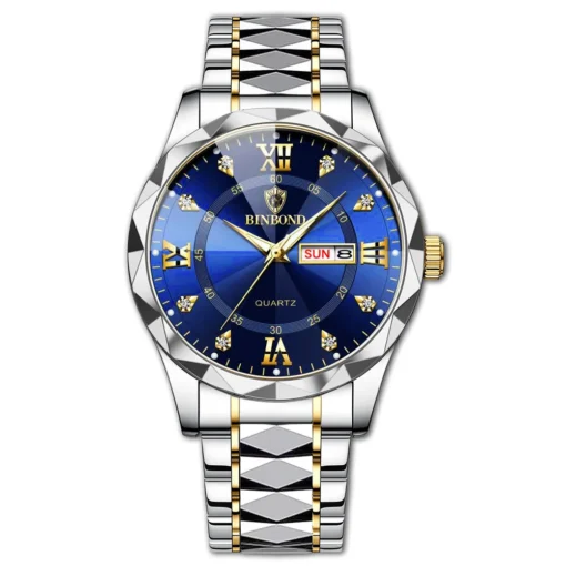 BINBOND Top Brand Luxury Fashion Watch Men Waterproof Week Date Clock Sport Watch Men Quartz Wristwatch Relogio Masculino B2521 - Image 14