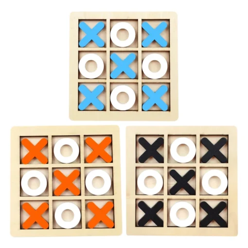 Montessori Play Game Wooden Toy Mini Chess Interaction Puzzle Training Brain Learing Early Educational Toys For Children Kids - Image 11