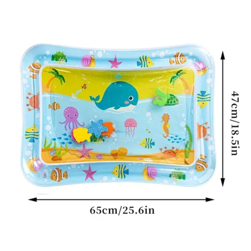 Baby Water Play Mat Inflatable Cushion PVC Infant Tummy Time Toddler Water Pad For Kids Early Education Developing Activity Toys - Image 2