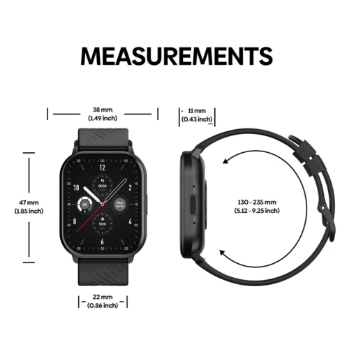 New Zeblaze GTS 3 Voice Calling Smart Watch Ultra-big 2.03'' HD Screen 24H Health Monitor 100+ Sports Modes 200+ Watch Faces - Image 5