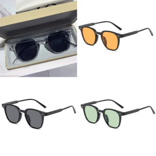 New Vintage Square Sunglasses Women Men Luxury Brand Small Round Sun Glasses Female Small Eyewear Oculos De Sol for Male Female - Image 12