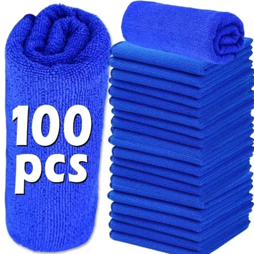 Microfiber Cleaning Cloths Lint Free Microfiber Cleaning Towel Cloths Reusable Cleaning Towels w/ Super Absorbent for Car Window - Image 7